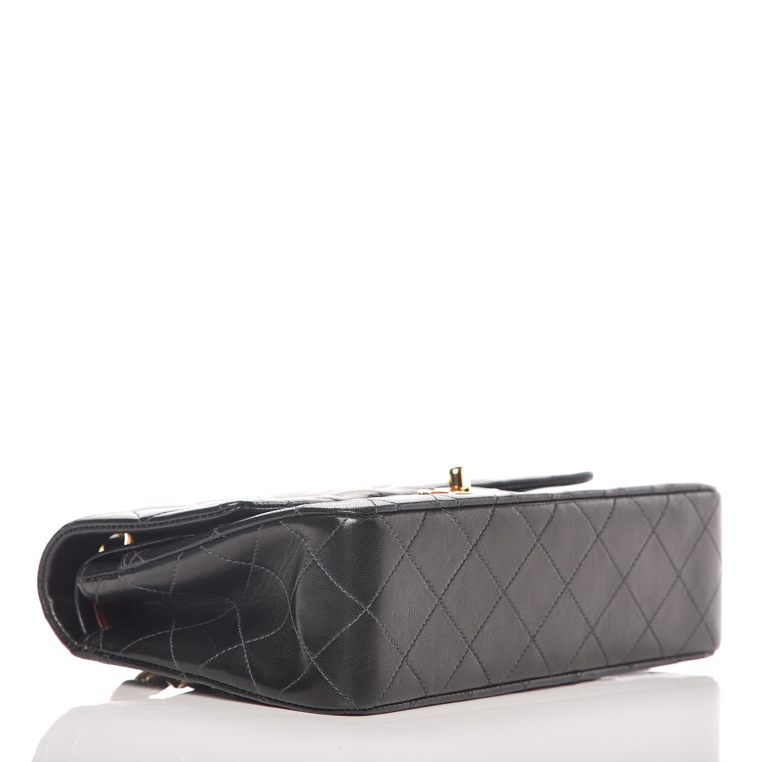 Chanel Lambskin Quilted Small Double Flap Black 4 of 11
