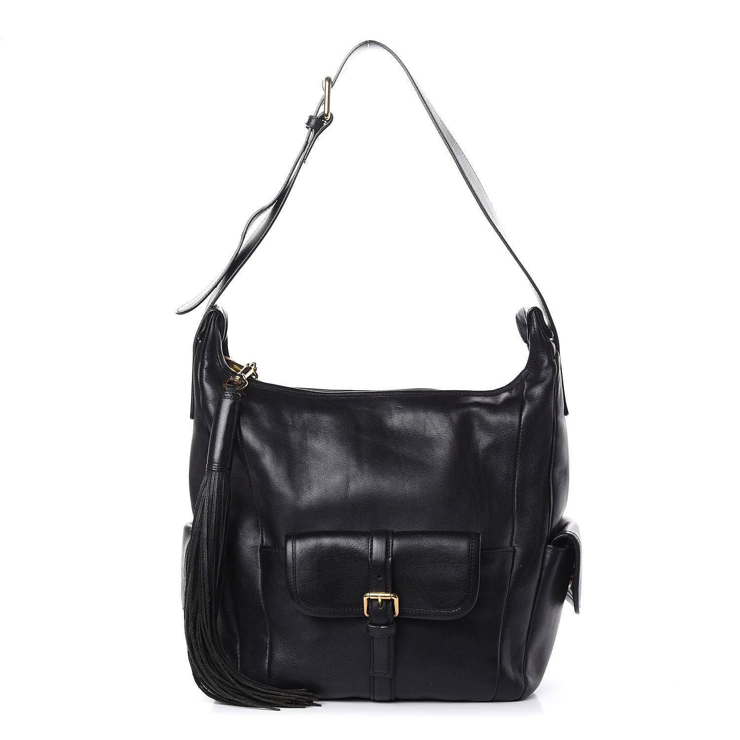 Chloe Calfskin Gabby Bucket Bag Black 1 of 13