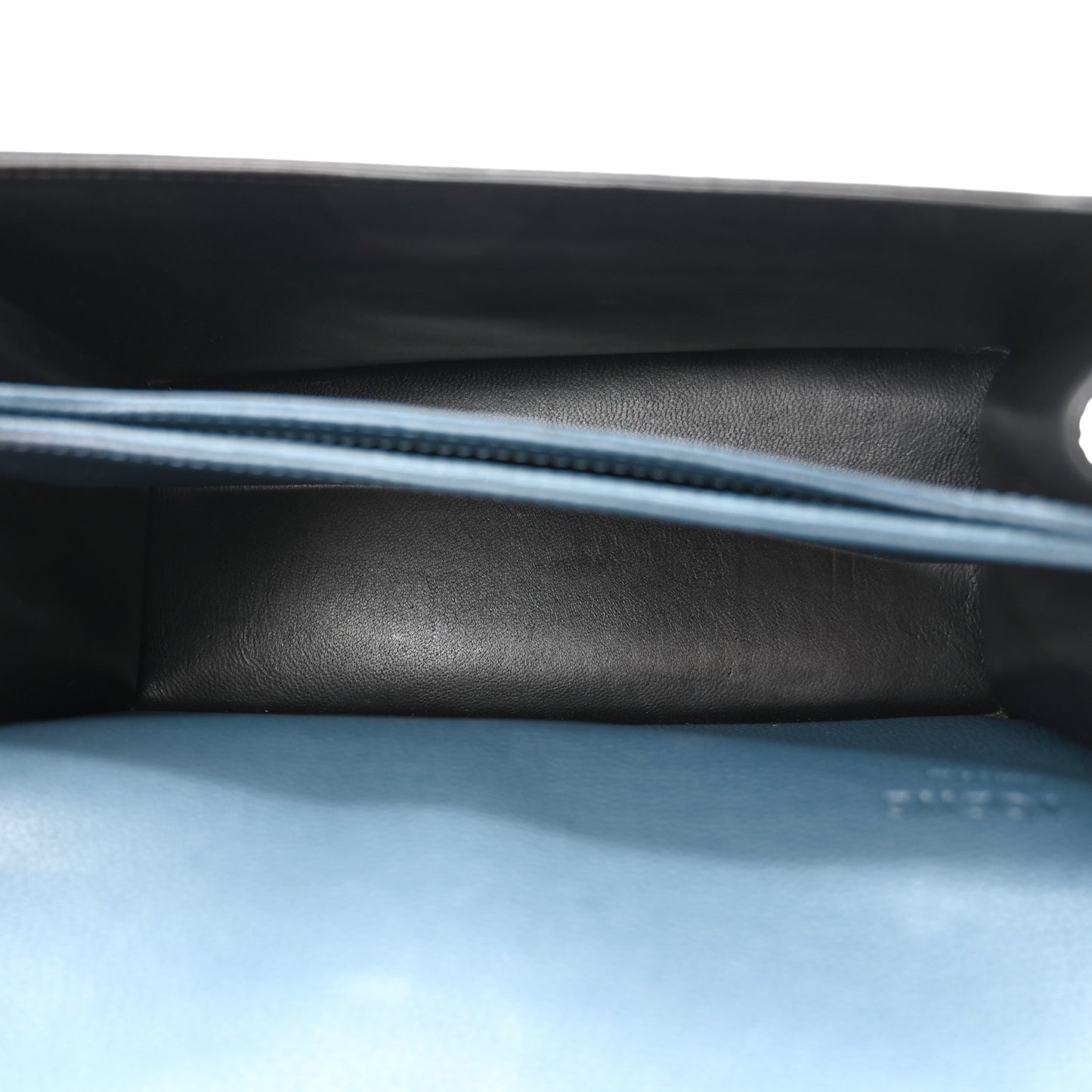 Grained Calfskin Medium Barcelona Shoulder Bag Indigo