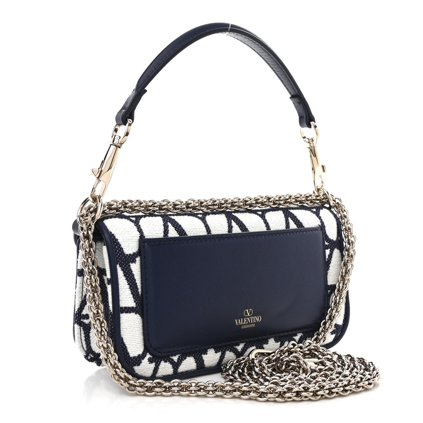 Toile Iconographe Cotton Vlogo Small Loco Shoulder Bag White Worker