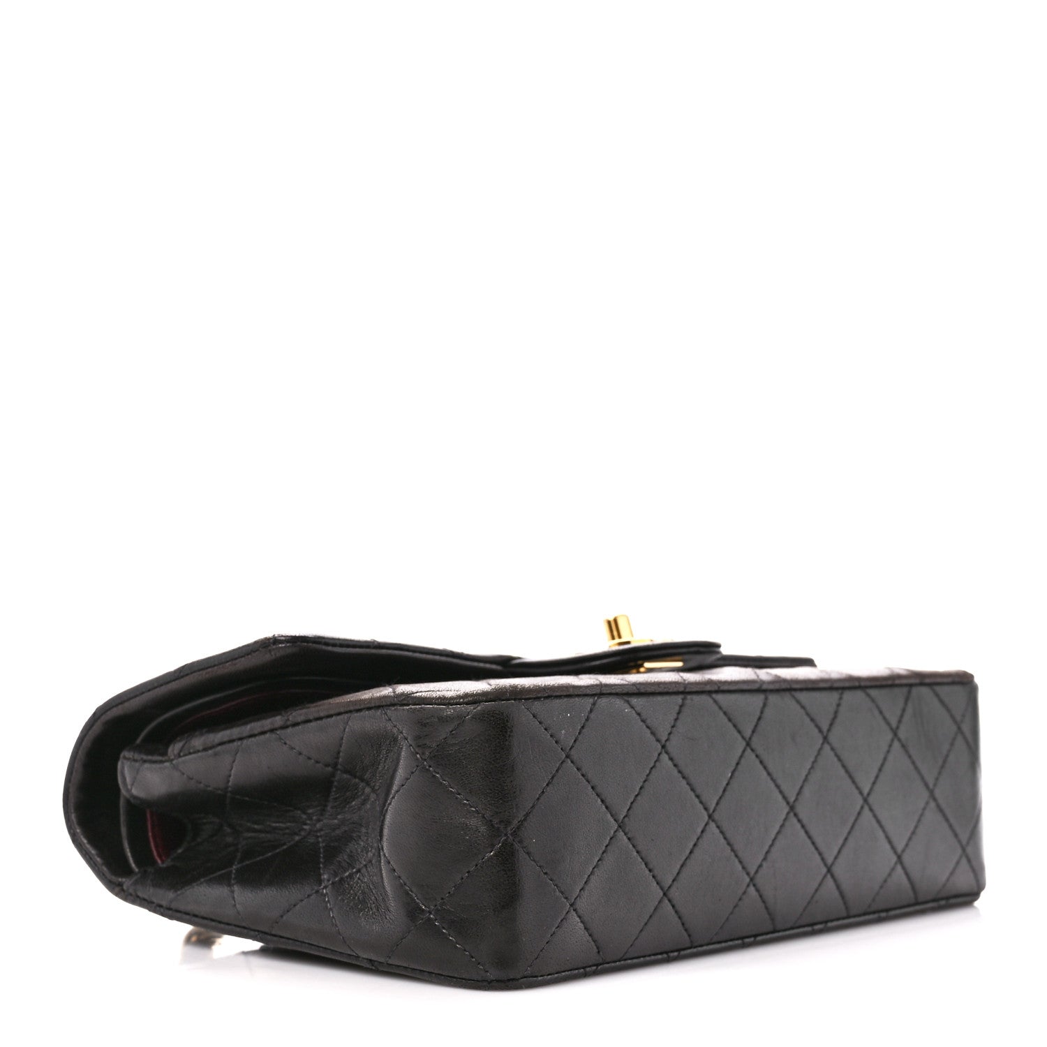 Chanel Lambskin Quilted Small Double Flap Black 4 of 11