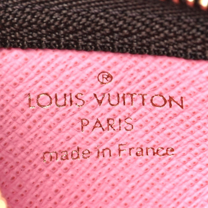 Louis Vuitton Monogram 2022 Christmas Animation Paris Key Pouch Pink 6 of 7