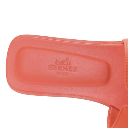 Hermes Epsom Oran Sandals 36 Orange Poppy 7 of 9