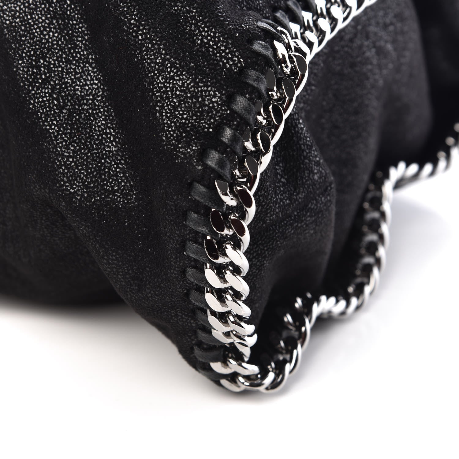 Stella McCartney Shaggy Deer Big Falabella Tote Black 9 of 9