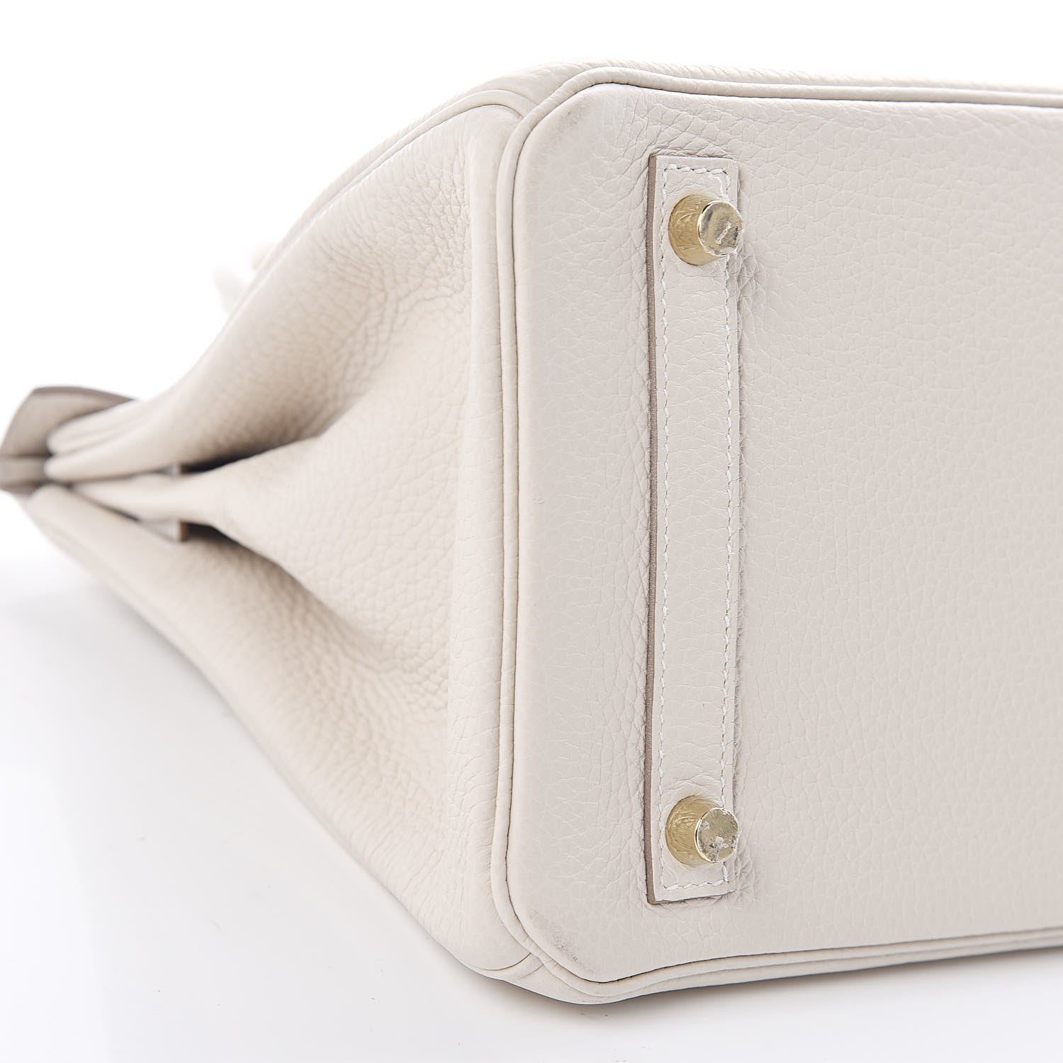 Hermes Taurillon Clemence Birkin 30 Craie 8 of 14