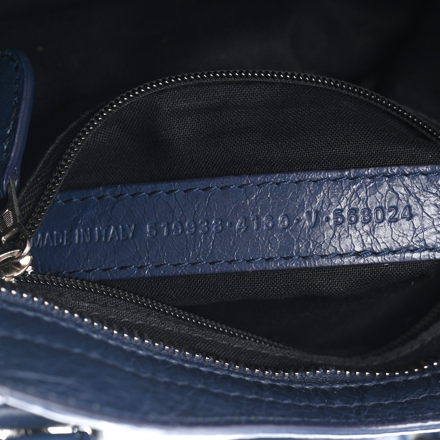Balenciaga Agneau Giant 12 Silver Hardware Mini City Bleu Roi 6 of 10