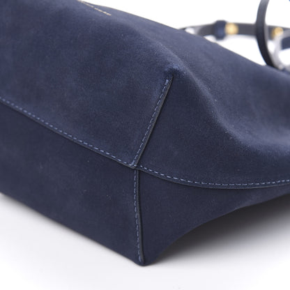 Mansur Gavriel Suede Mini Mini Bucket Bag Navy 9 of 9