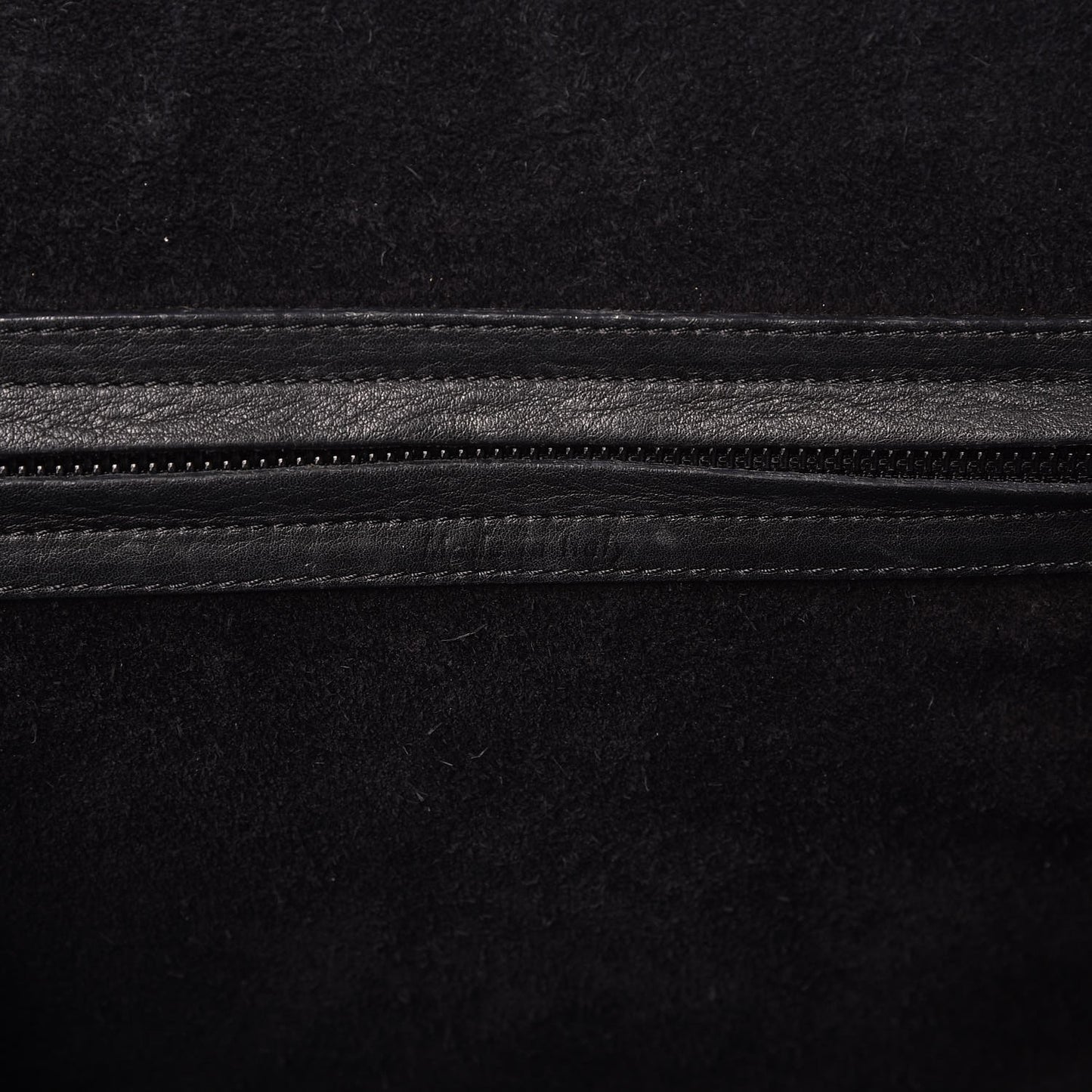 Supple Calfskin Medium Phantom Luggage Black
