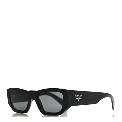 Prada Acetate Pillow Sunglasses SPR A01 Black 1 of 7