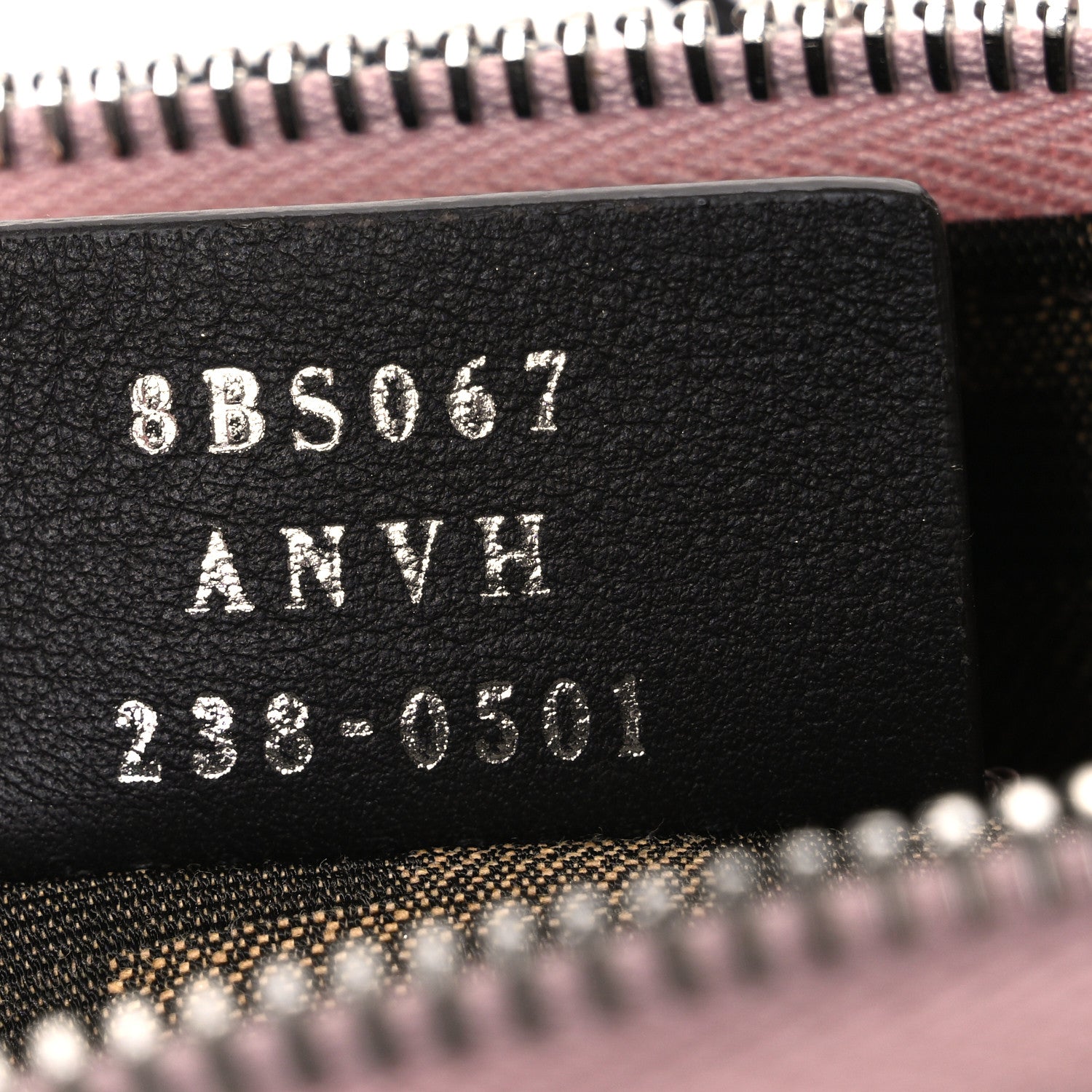 Fendi Vitello King Plexiglass Logo Embossed Mini By The Way Top Handle Boston Bag Soft Berry 7 of 10