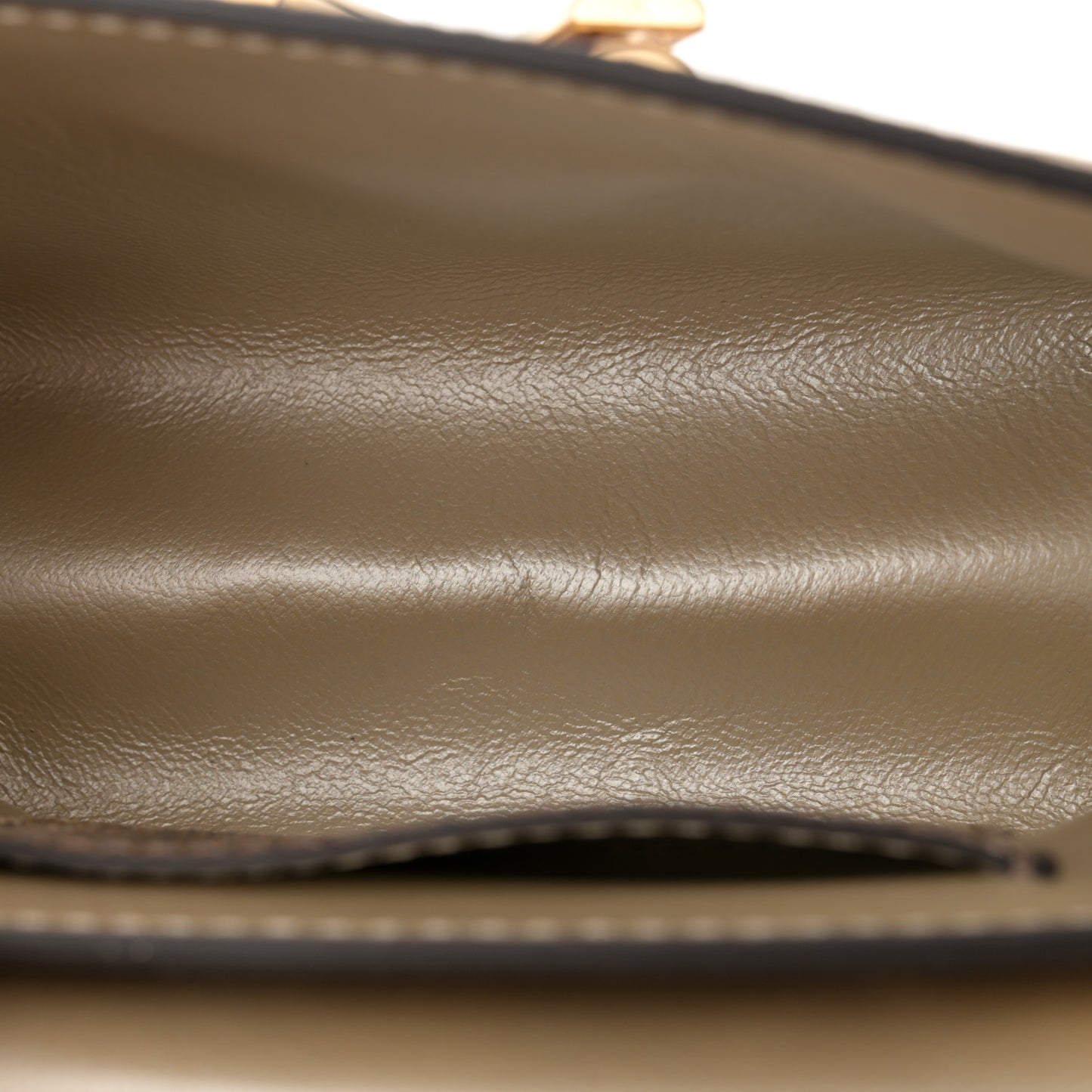 Snakeskin Twist Mini Shoulder Bag Brown