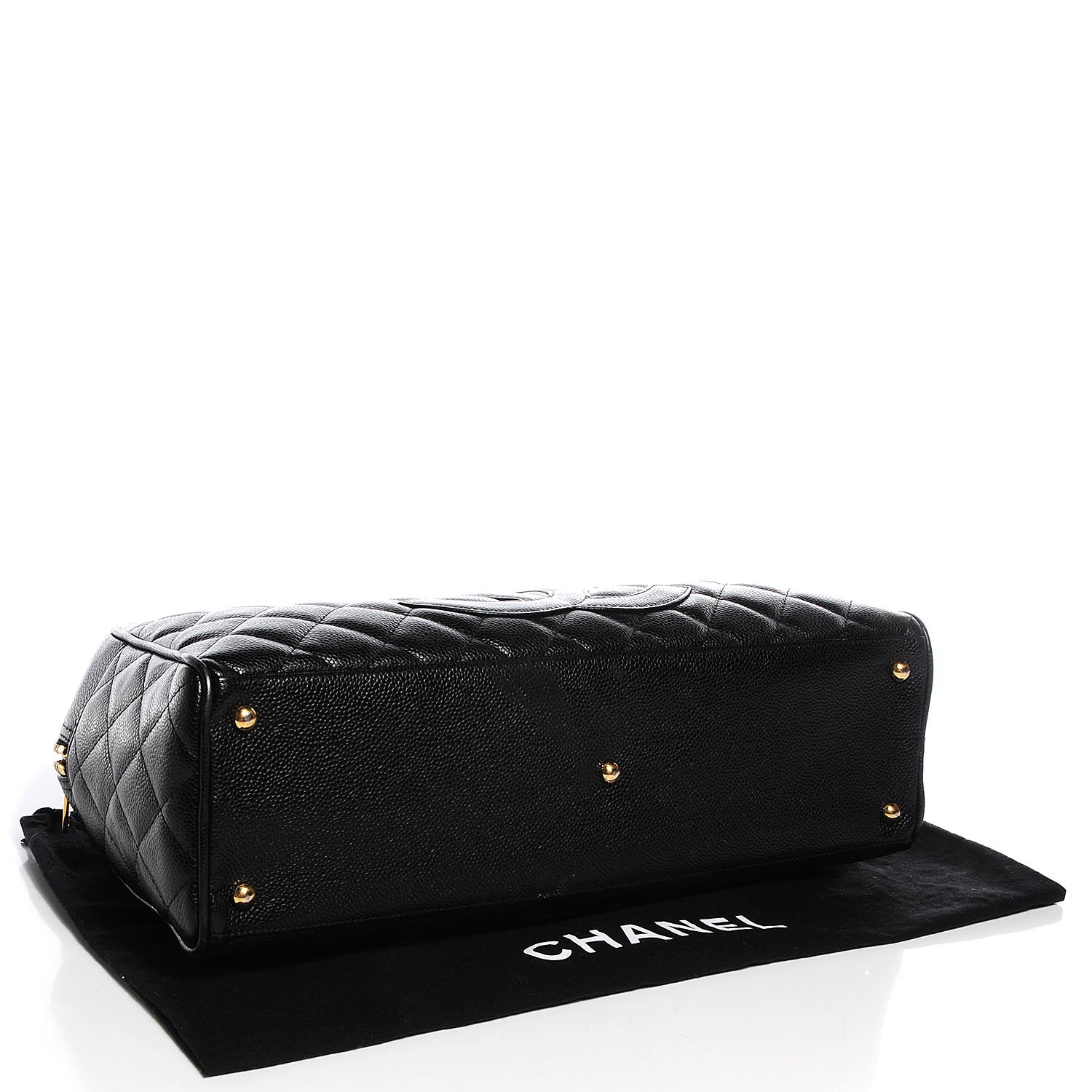 Chanel Caviar Quilted Bowler Black 4 of 7
