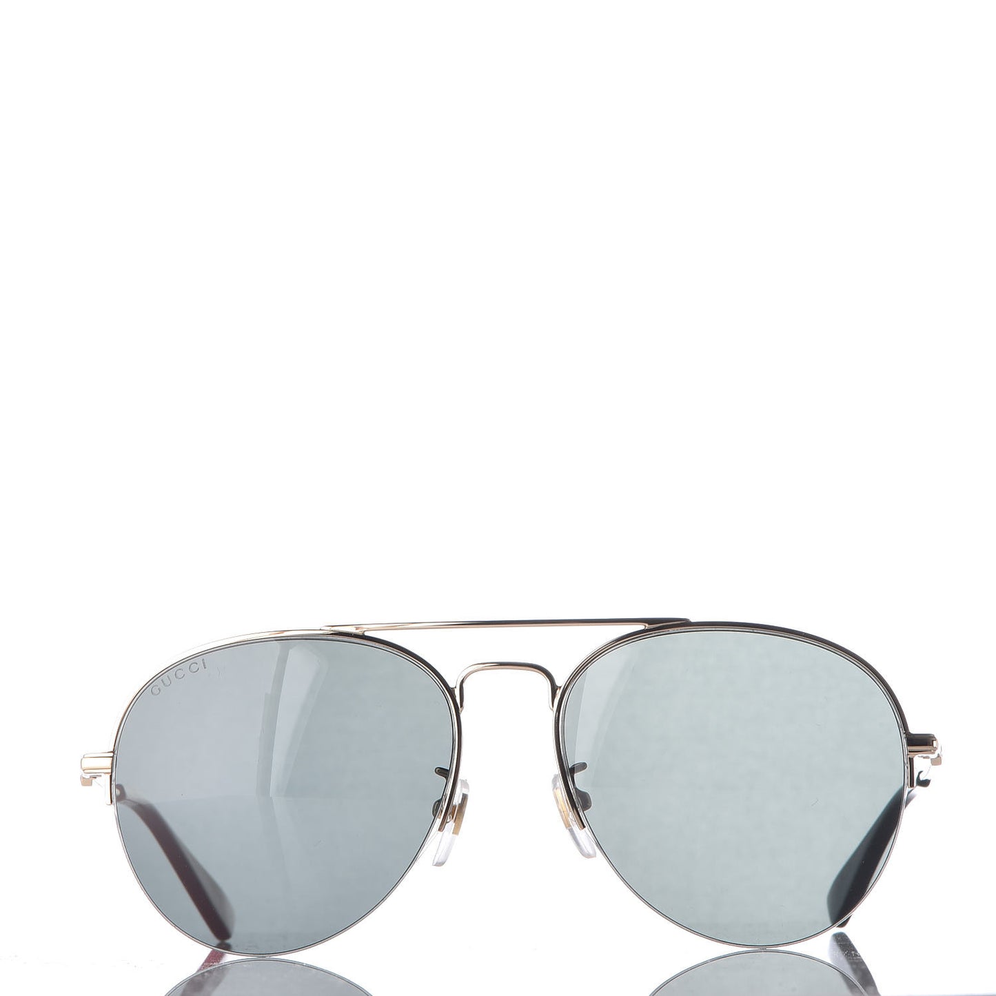 Aviator Sunglasses GG0107/S Green Red