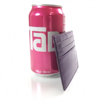 Bottega Veneta Python Card Case Purple 4 of 6