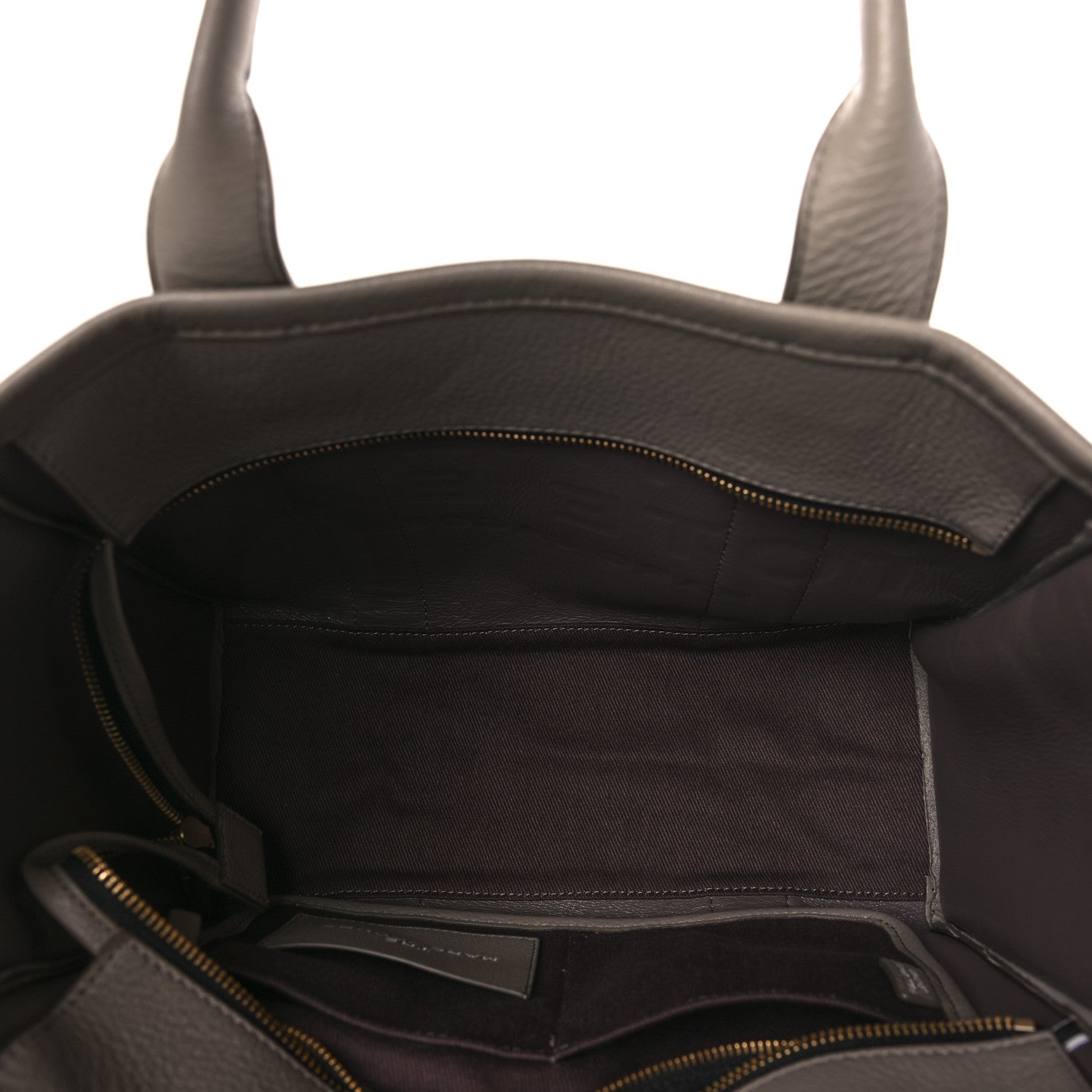 Marc Jacobs Grained Calfskin Medium The Tote Bag Cement 5 of 9