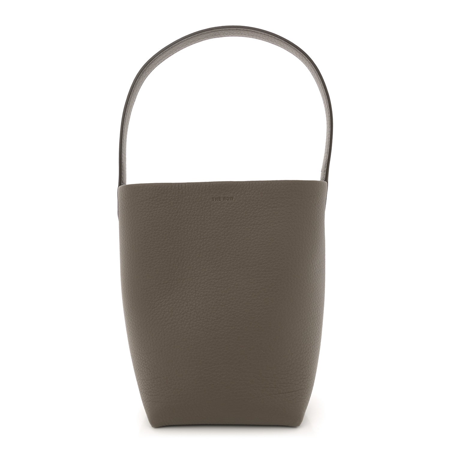The Row Grained Calfskin Small N/S Park Tote Elephant 1 of 12