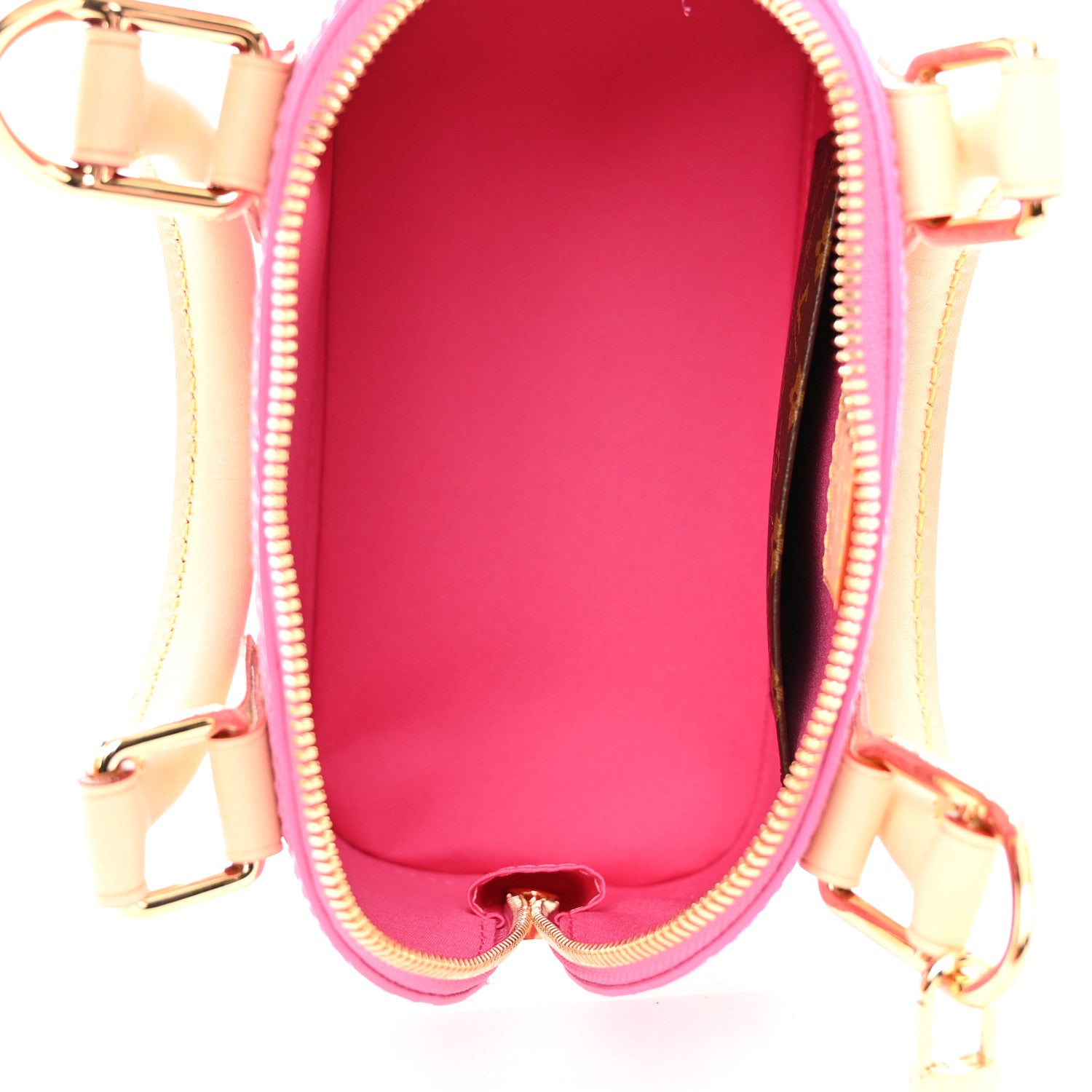 Louis Vuitton Vernis Alma BB Neon Pink 5 of 11