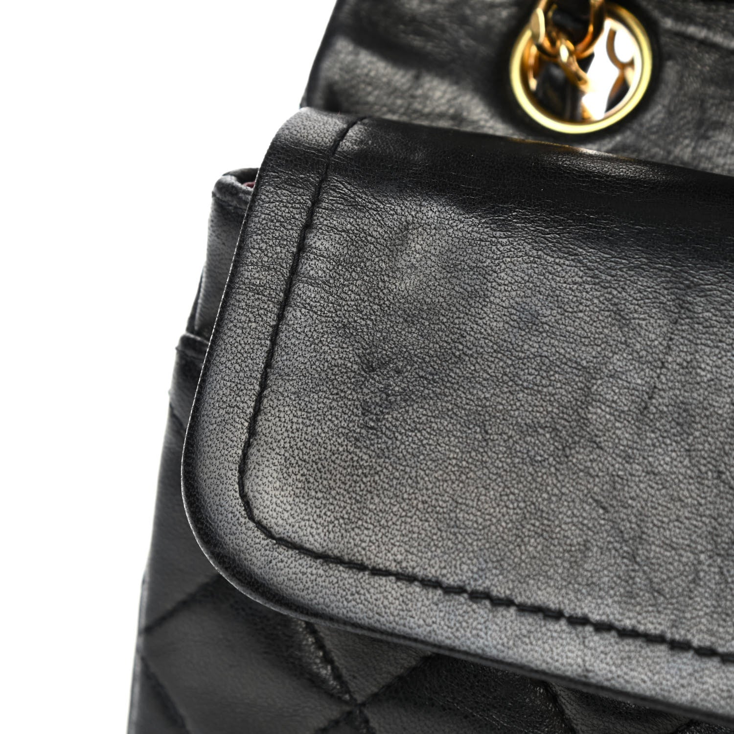 Chanel Lambskin Quilted Small Double Flap Black 5 of 5