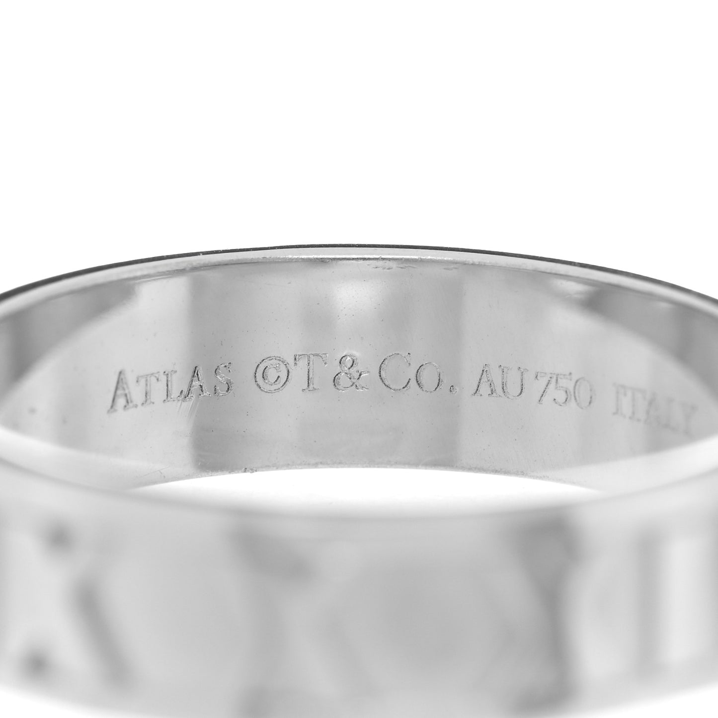 18k White Gold Diamond Atlas Ring 56 7.5