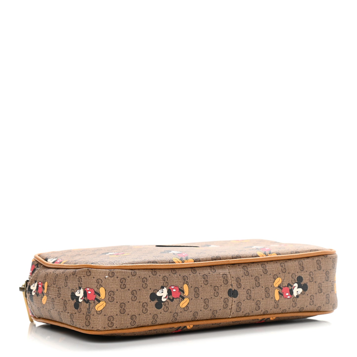 X DISNEY Mini Vintage GG Supreme Monogram Mickey Mouse Small 120 48 Belt Bag Beige Vintage Sun Oil