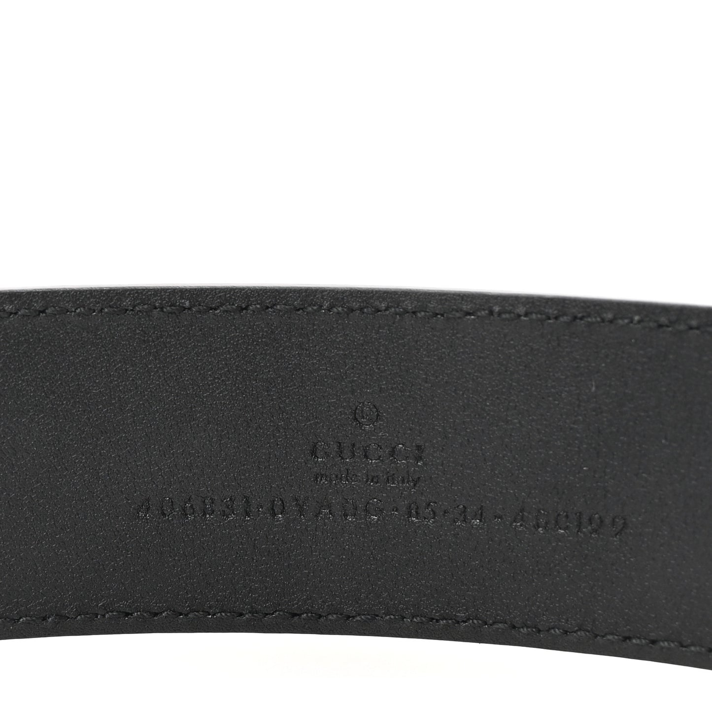 Calfskin Double G 40mm Belt 85 34 Black
