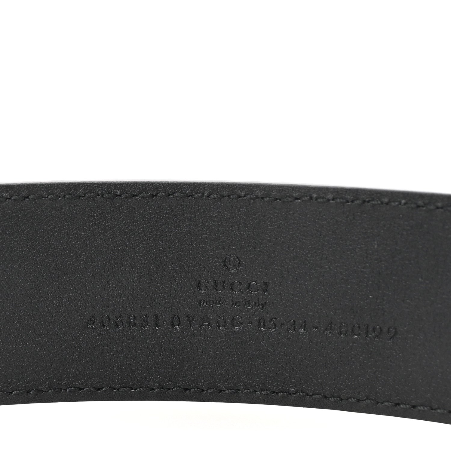 Gucci Calfskin Double G 40mm Belt 85 34 Black 5 of 6