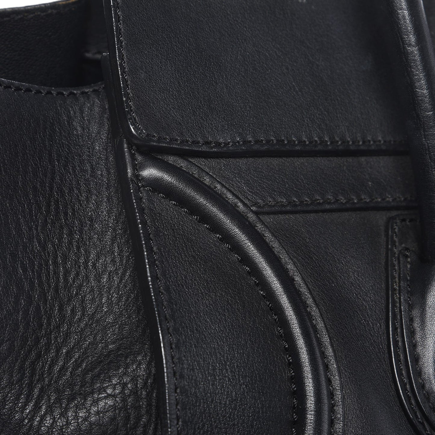 Smooth Calfskin Mini Luggage Black