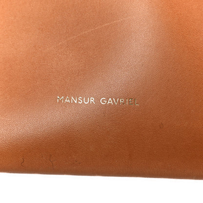 Mansur Gavriel Vegetable Tanned Calfskin Bucket Bag Cammello Royal 7 of 12