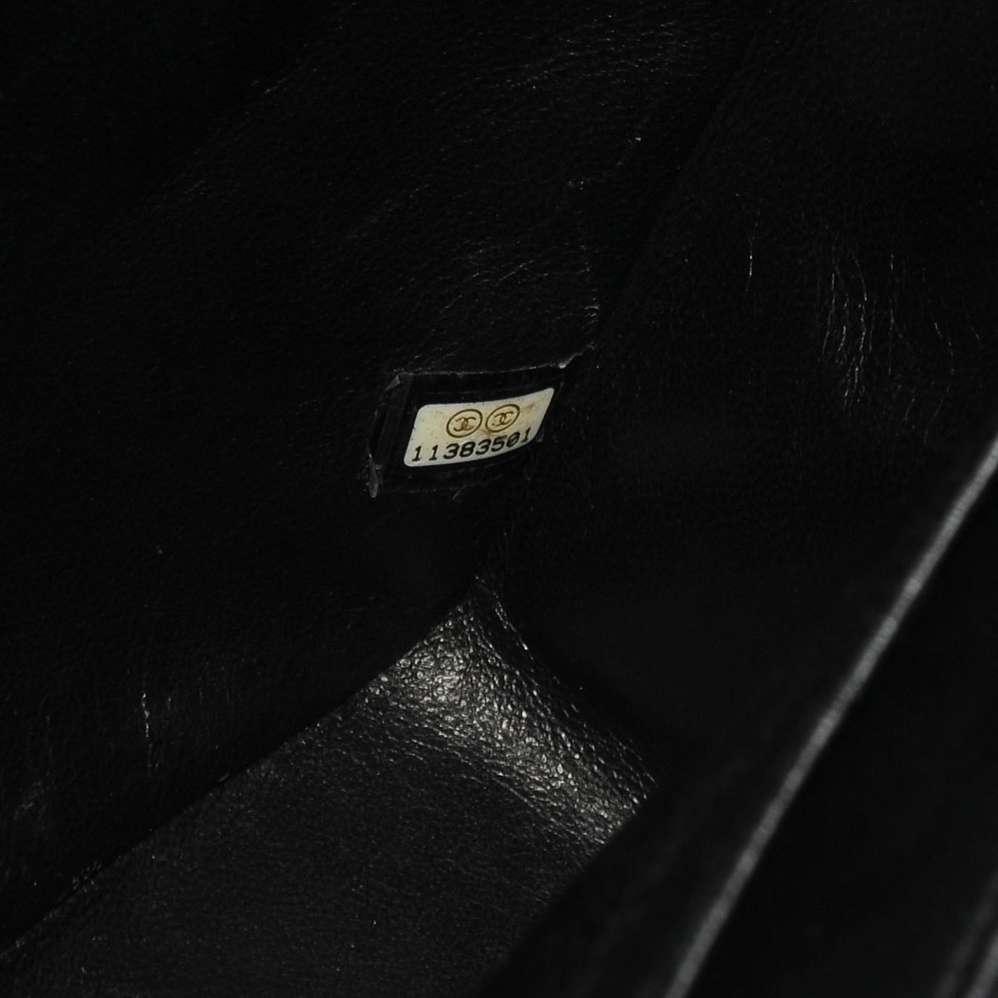 Caviar Jumbo Single Flap Black