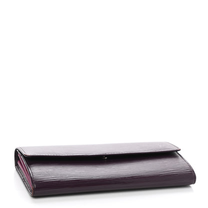 Louis Vuitton Epi Sarah Wallet Cassis 4 of 10