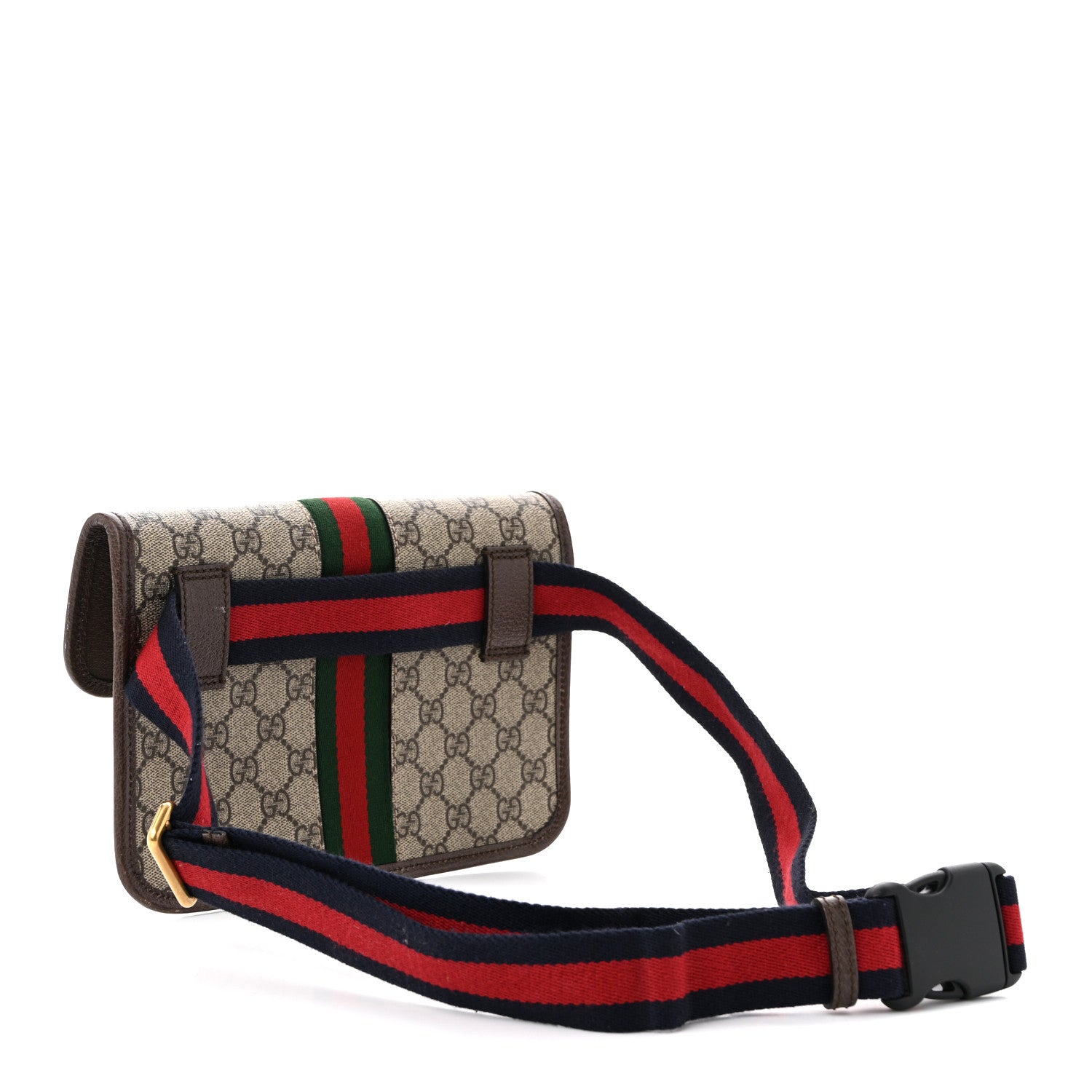 Gucci GG Supreme Monogram Web Small Ophidia Belt Bag Brown 3 of 11