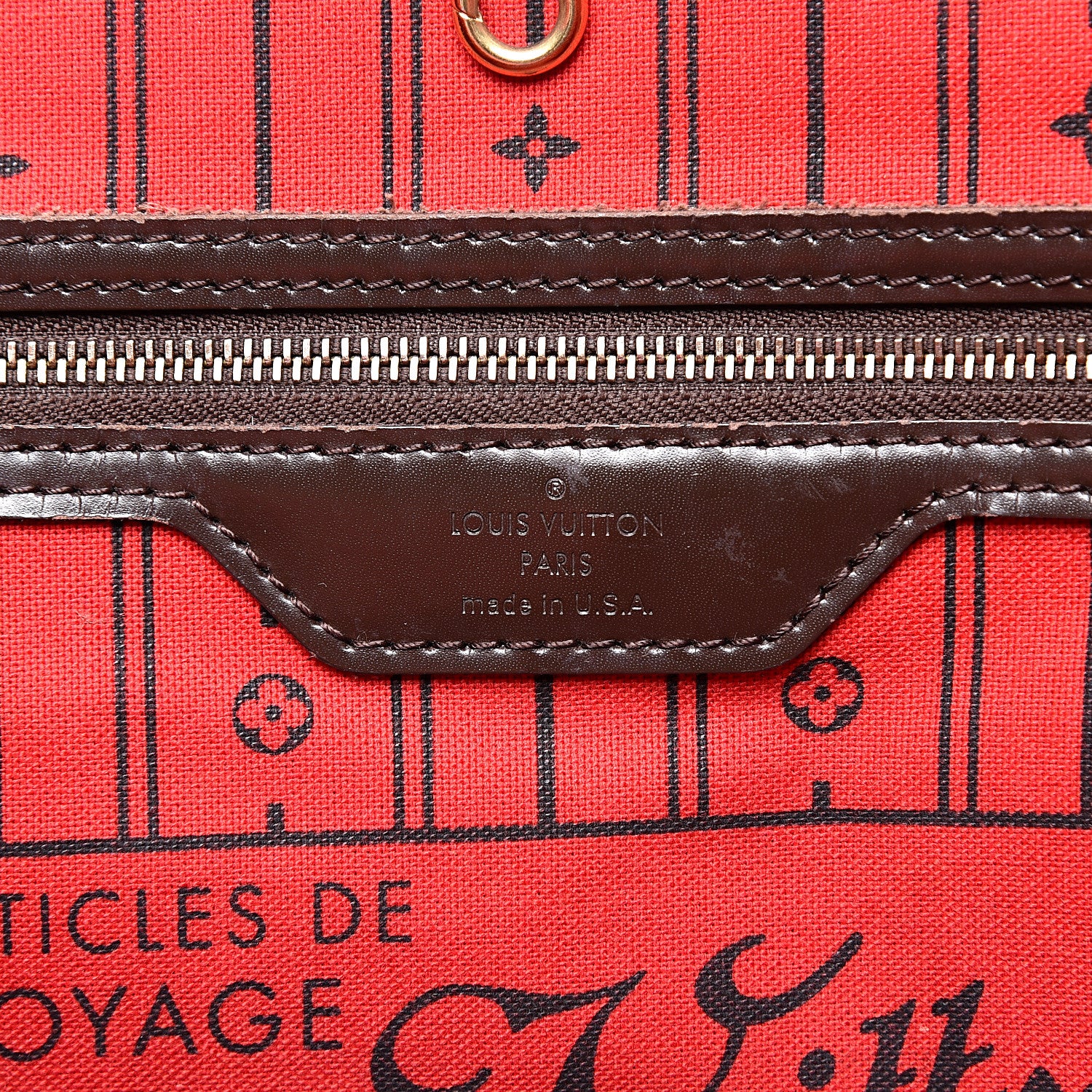 Louis Vuitton Damier Ebene Neverfull MM 5 of 13