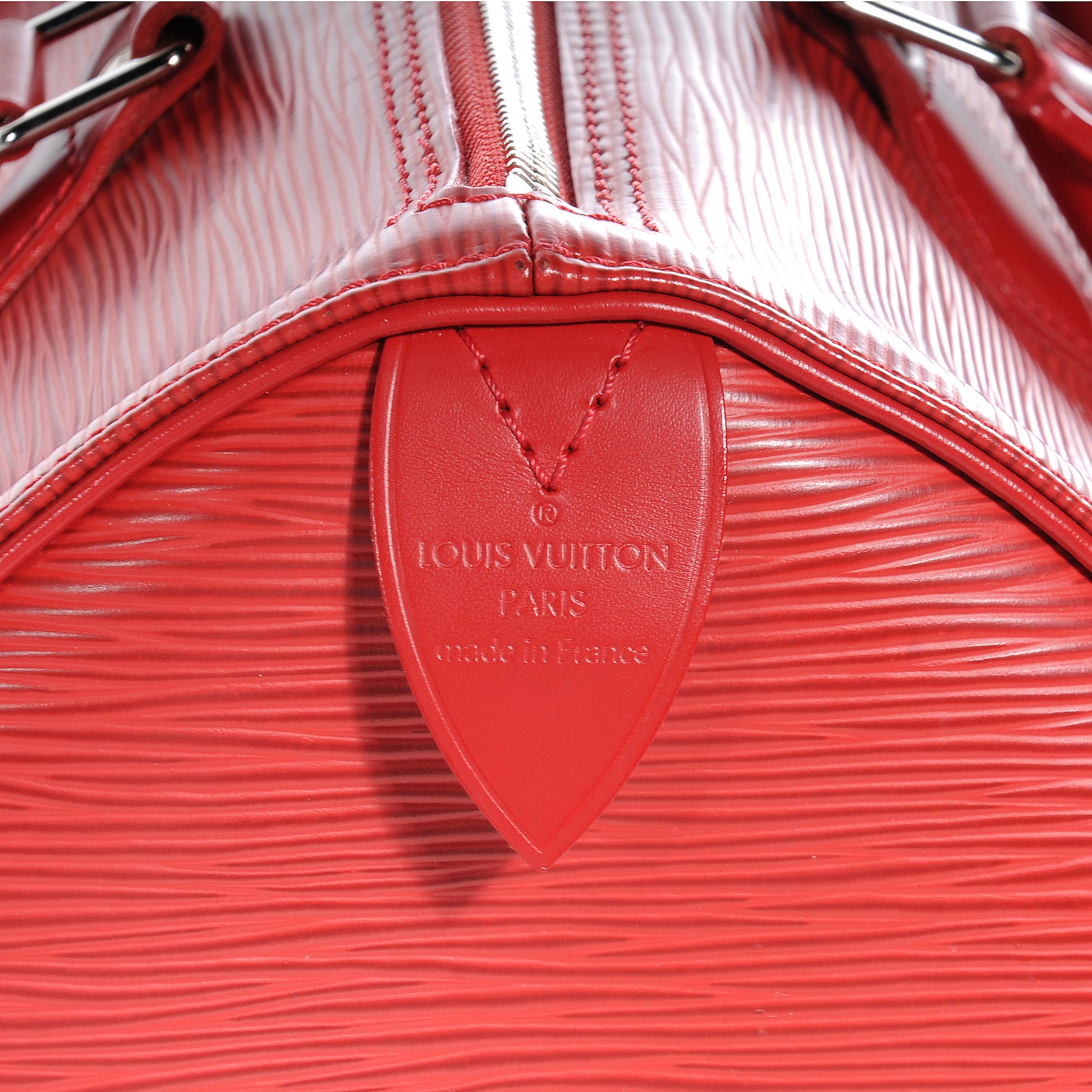 Louis Vuitton Epi Speedy 30 Red 7 of 8