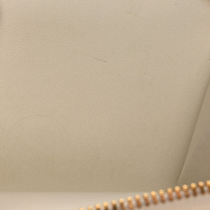 Christian Dior Grained Calfskin Supple Cannage Caro Compact Zip Card Wallet White 9 of 9