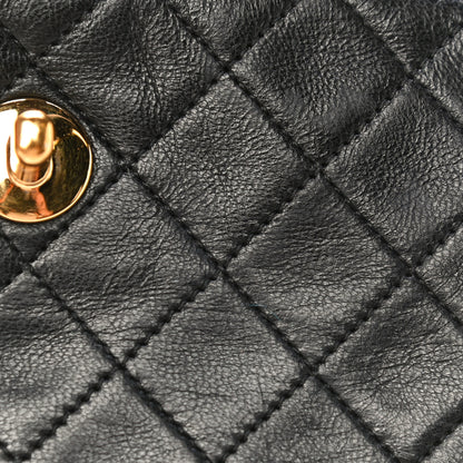 Chanel Lambskin Quilted Micro Mini Flap Bag Black 16 of 24