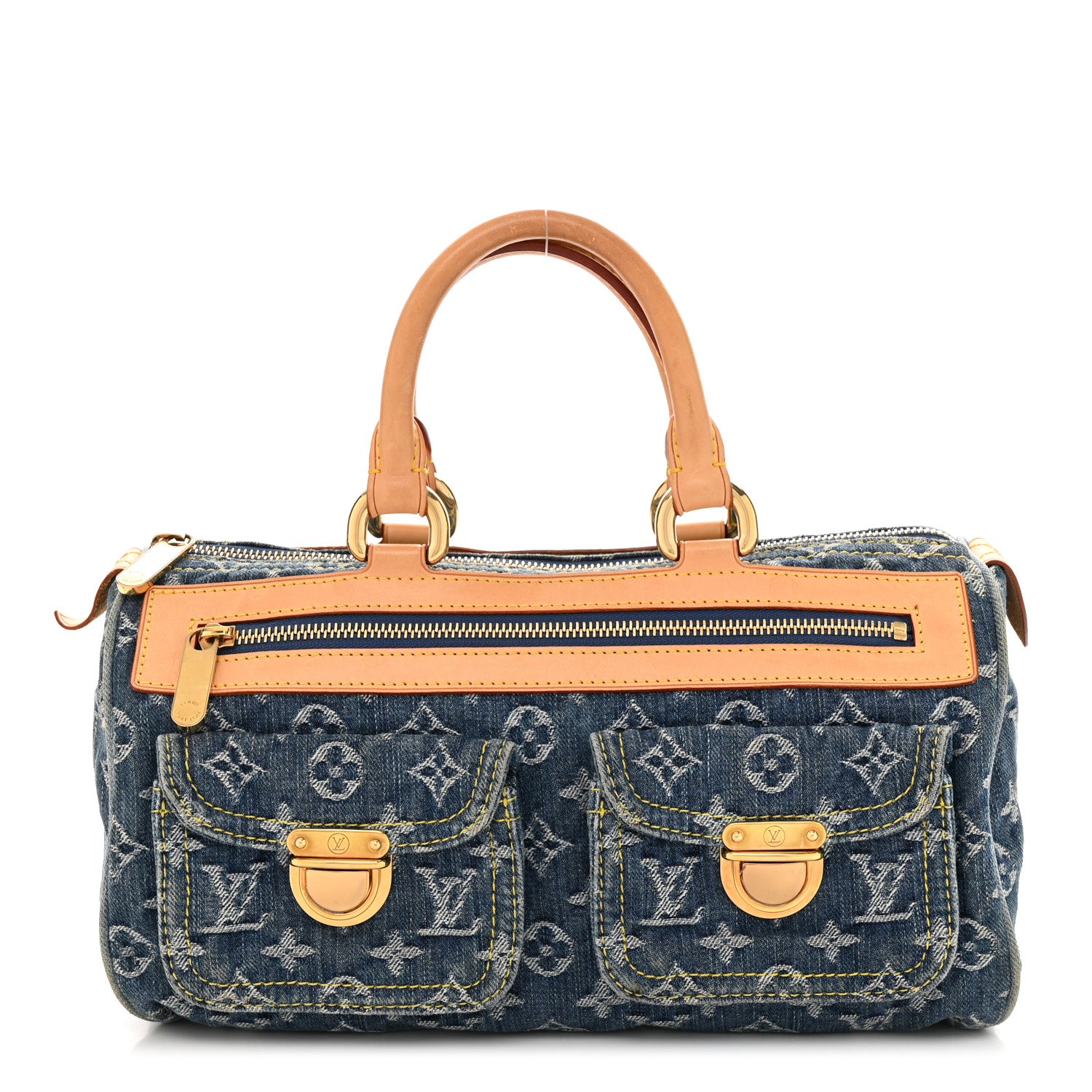 Louis Vuitton Monogram Denim Neo Speedy Blue 1 of 10