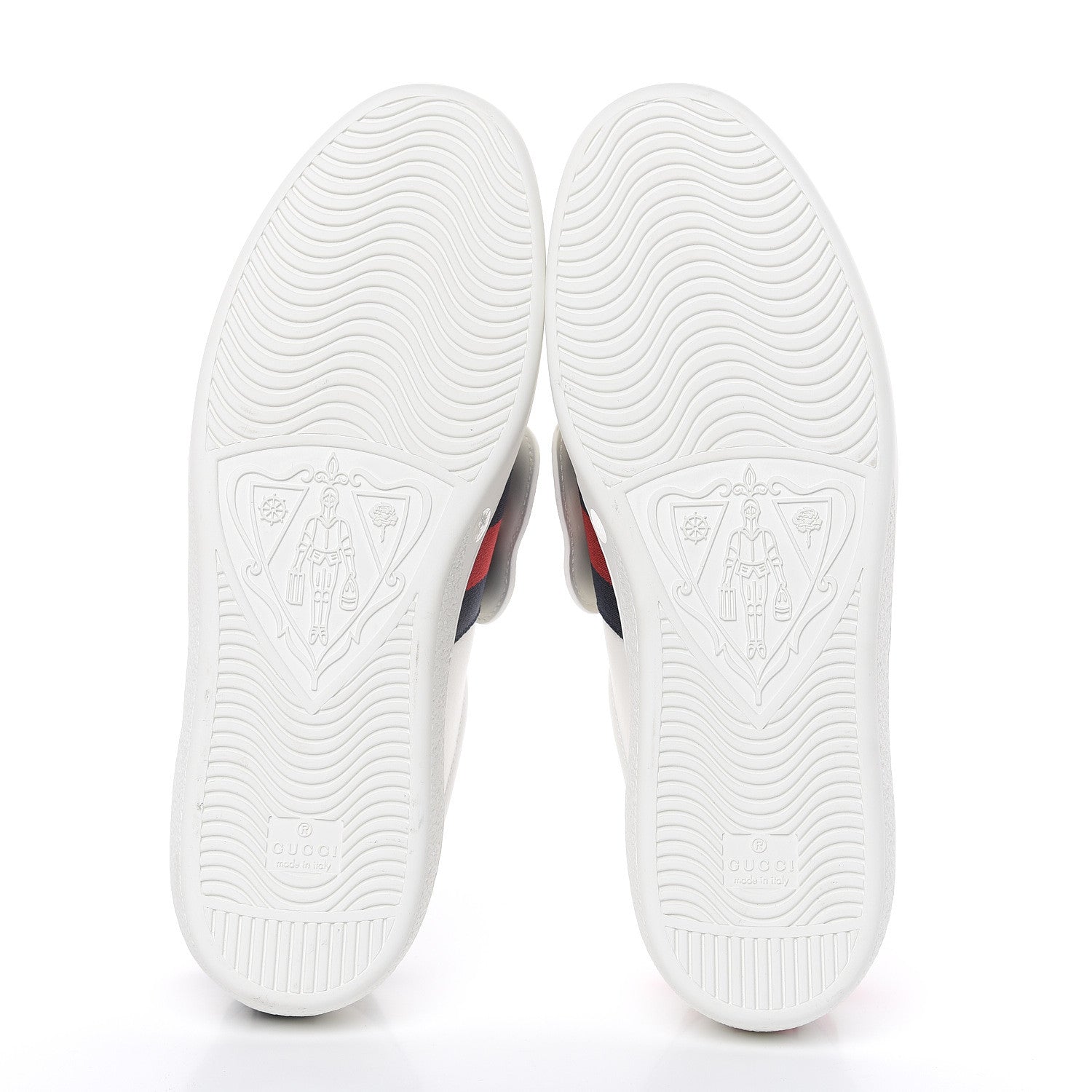 Gucci Calfskin Ayers Web Panther Embroidered Mens Ace Sneakers 10 White 5 of 10