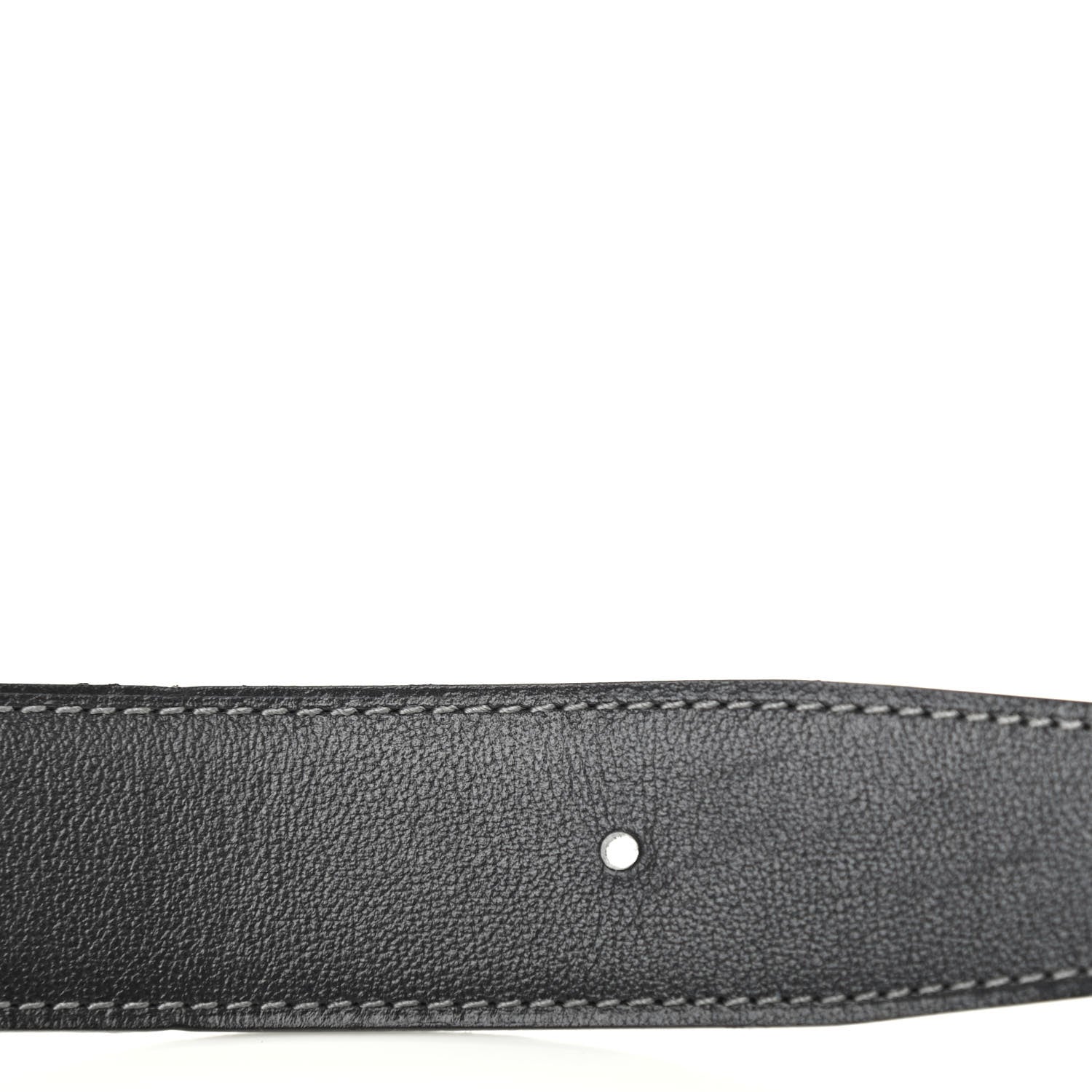Hermes 135 Togo 32mm Guilloche H Belt 90 Ciel Graphite 6 of 9