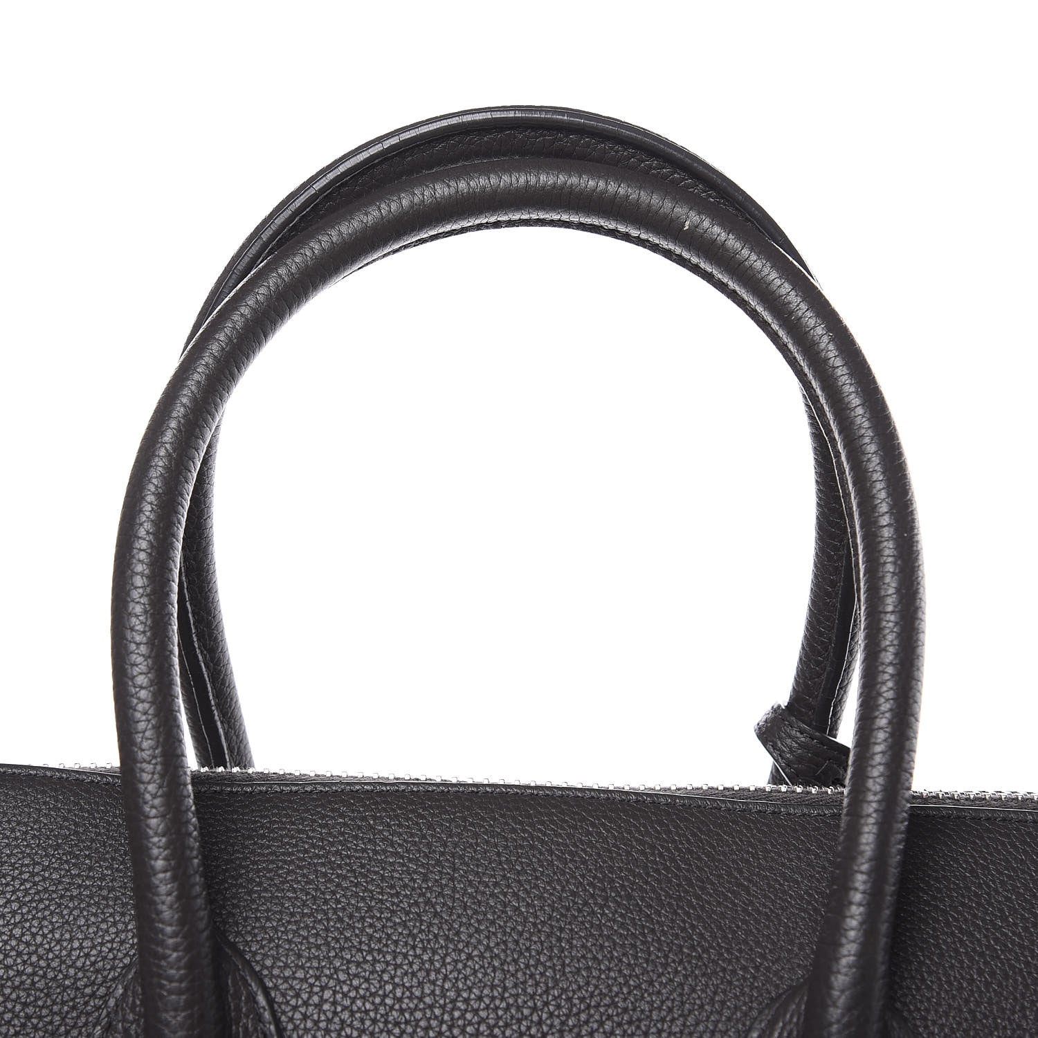 Saint Laurent Grained Calfskin Sac De Jour Souple Duffle 36H Asphalt Gray 13 of 14