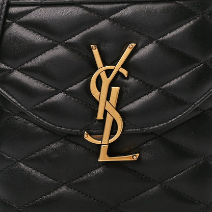 Saint Laurent Lambskin Matelasse Monogram June Box Bag Black 8 of 10