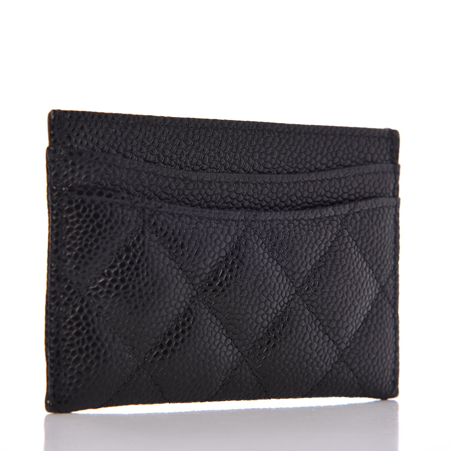 Chanel Caviar Quilted Card Holder Black 3 of 9