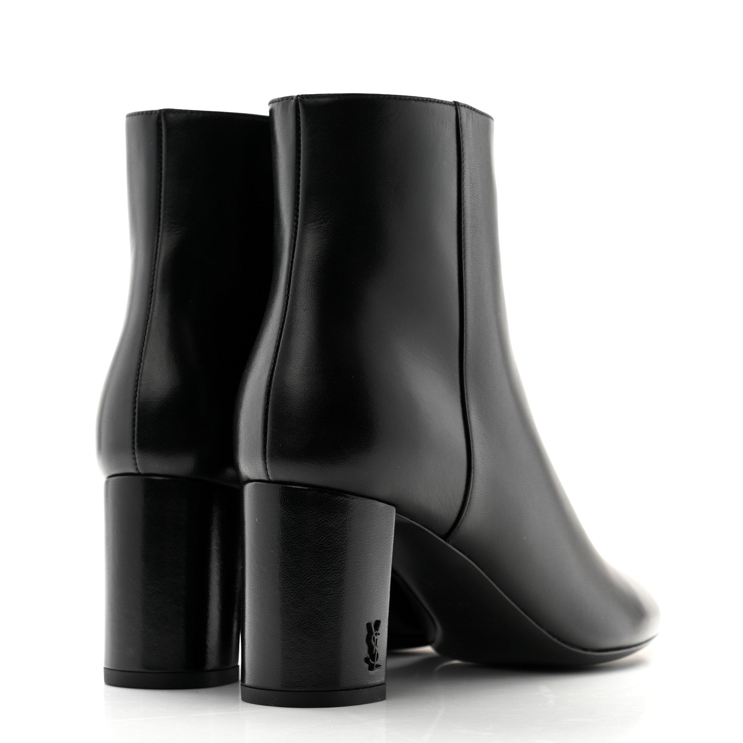 Saint Laurent Nappa Vendome Loulou Ankle Zip Boot 38 Black 4 of 8