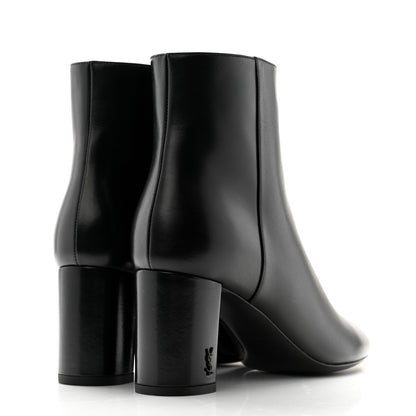 Saint Laurent Nappa Vendome Loulou Ankle Zip Boot 38 Black 4 of 8