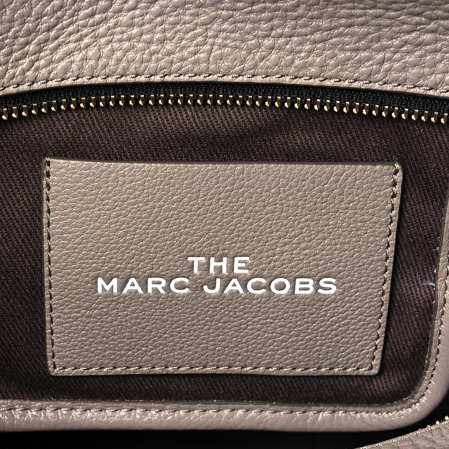 Marc Jacobs Grained Calfskin Small The Tote Bag Taupe 6 of 10