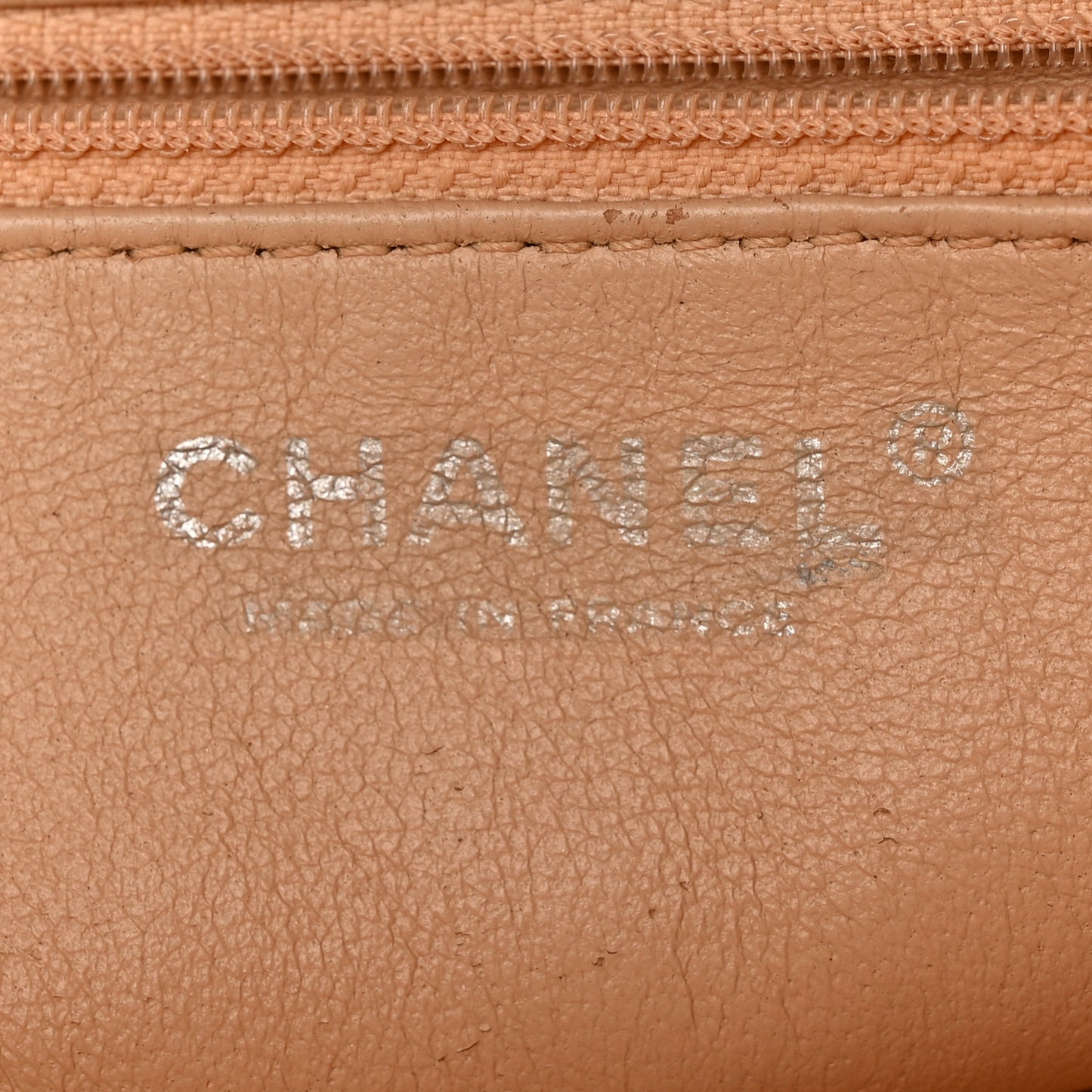 Smooth Calfskin Luxe Ligne Tote Dark Beige