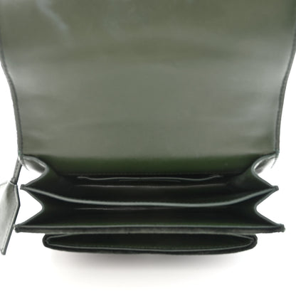 Saint Laurent Velvet Small Monogram Sunset Dark Green 5 of 11