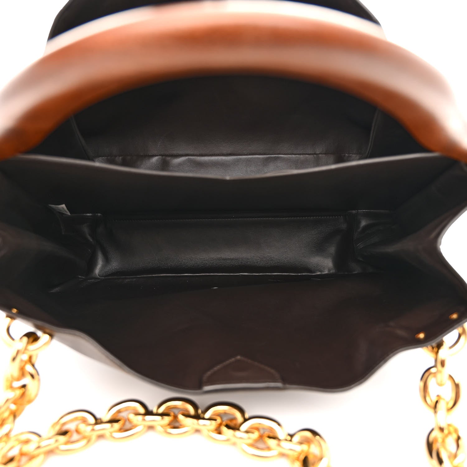Bottega Veneta Calfskin Wood Mount Fondant 6 of 14