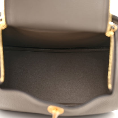 Hermes Taurillon Clemence Mini Lindy 20 Etain 5 of 11