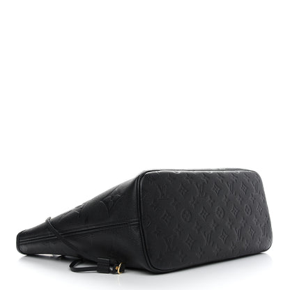 Louis Vuitton Empreinte Monogram Giant Neverfull MM Black 5 of 9