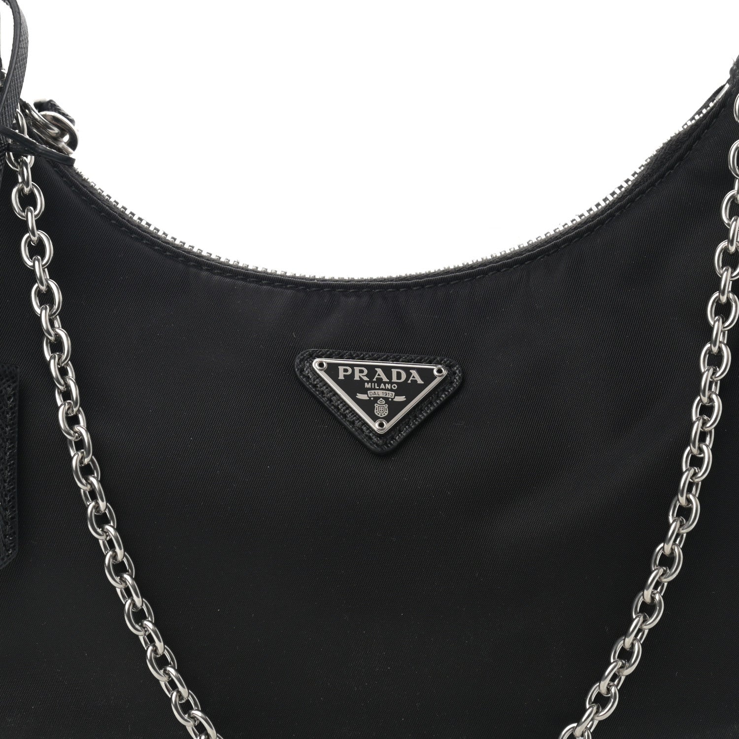 Prada Nylon Re-Edition 2005 Shoulder Bag Black 11 of 12